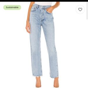 AGOLDE 
New never worn 90's Mid Rise Loose Fit in Snapshot